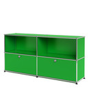 USM Haller Sideboard L with 2 Drop-down Doors, USM green