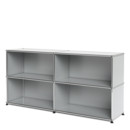 USM Haller Sideboard L open, Light grey RAL 7035