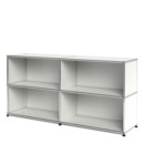 USM Haller Sideboard L, Customisable, Pure white RAL 9010, Open, Open