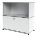 USM Haller Sideboard M with 1 Drop-down Door, USM matte silver