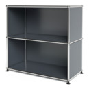 USM Haller Sideboard M open, Mid grey RAL 7005