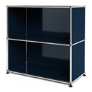 USM Haller Sideboard M open, Steel blue RAL 5011