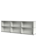 USM Haller Sideboard XL, Customisable, Pure white RAL 9010, Open, Open