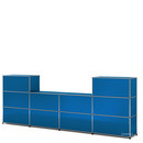 USM Haller Counter Type 3, Gentian blue RAL 5010, 35 cm