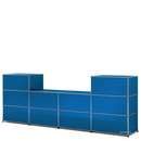 USM Haller Counter Type 3, Gentian blue RAL 5010, 50 cm