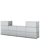 USM Haller Counter Type 3, USM matte silver, 50 cm