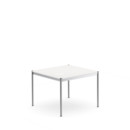 USM Haller Table, 100 x 100 cm, MDF (USM colours), Pure white RAL 9010
