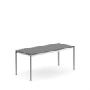 USM Haller Table, 175 x 75 cm, Laminate, Light mid grey