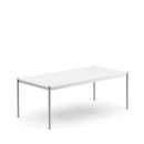 USM Haller Table, 200 x 100 cm, MDF (USM colours), Pure white RAL 9010