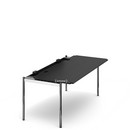 USM Haller Table Advanced, 175 x 75 cm, 06-Black lacquered oak, Without hatch