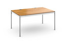 USM Haller Table Plus, 150 x 100 cm, 07-Natural lacquered oak, Hatch right