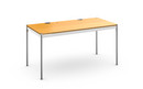 USM Haller Table Plus, 150 x 75 cm, 05-Natural beech, Hatch left