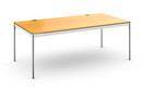 USM Haller Table Plus, 200 x 100 cm, 05-Natural beech, Without hatch