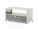 USM Haller TV-Bench, Light grey RAL 7035