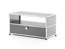 USM Haller TV-Bench, USM matte silver