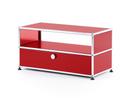 USM Haller TV-Bench, USM ruby red