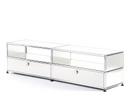 USM Haller TV-Board with Extension Doors, Pure white RAL 9010