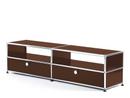 USM Haller TV-Board with Extension Doors, USM brown