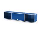USM Haller TV-Lowboard with Flip-up Door, Gentian blue RAL 5010
