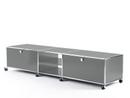 USM Haller TV-Lowboard XL on Castors, Mid grey RAL 7005