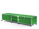 USM Haller TV-Lowboard XL on Castors, USM green