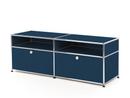 USM Haller TV Sideboard, Steel blue RAL 5011