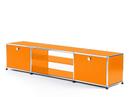 USM Haller TV-Table, Pure orange RAL 2004