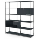 USM Haller Living Room Shelf L, Anthracite RAL 7016