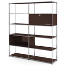 USM Haller Living Room Shelf L, USM brown