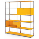 USM Haller Living Room Shelf L, Golden yellow RAL 1004