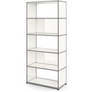 USM Haller Living Room Shelf M, 2 back panels, Pure white RAL 9010