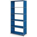 USM Haller Living Room Shelf M, without back panel, Gentian blue RAL 5010