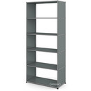 USM Haller Living Room Shelf M, without back panel, Mid grey RAL 7005