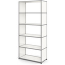 USM Haller Living Room Shelf M, without back panel, Pure white RAL 9010