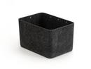 USM Inos Box, W 22,3 x H 19 cm, Anthracite , Without partitions