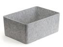USM Inos Box, W 45,3 x H 19 cm, Light grey, Without partitions