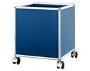 USM Haller Mobile Pedestal for Kids, Gentian blue RAL 5010, H 43 x W 38 x D 38 cm