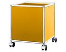 USM Haller Mobile Pedestal for Kids, Golden yellow RAL 1004, H 43 x W 38 x D 38 cm