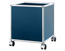 USM Haller Mobile Pedestal for Kids, Steel blue RAL 5011, H 43 x W 38 x D 38 cm