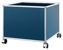 USM Haller Mobile Pedestal for Kids, Steel blue RAL 5011, H 43 x W 53 x D 53 cm