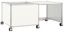 USM Haller Mobile Desk for Kids, Case left, Pure white RAL 9010