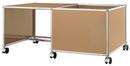 USM Haller Mobile Desk for Kids, Case right, USM beige