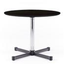 USM Kitos E High Table, Wood, Black lacquered oak