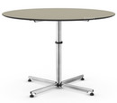 USM Kitos Circular Table, Ø 110 cm, Linoleum, Pebble