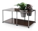 USM Haller Plant World Side Table, USM brown, Basalt