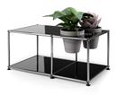 USM Haller Plant World Side Table, Graphite black RAL 9011, Basalt