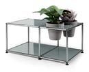 USM Haller Plant World Side Table, Mid grey RAL 7005, Basalt