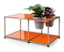 USM Haller Plant World Side Table, Pure orange RAL 2004, Basalt
