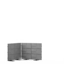 USM Privacy Panels Acoustic Corner, 1,50 m (2 elements), 1,09 m (3 elements), 1,50 m (2 elements), Anthracite