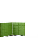USM Privacy Panels Acoustic Corner, 1,50 m (2 elements), 1,44 m (4 elements), 2,25 m (3 elements), Green